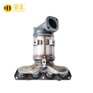 适用于具有EURO4排放标准的起亚K4的高流量歧管催化转化器 - Product Image 1