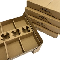 Boîte à lunch en papier kraft en matériaux recyclés avec séparateurs d'insertion de couvercle Planche de restauration polyvalente pour enfants Emballage de gâteau et dessert