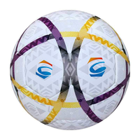 Ballon d'entraînement orange haute visibilité pour la pratique nocturne, les entraînements au crépuscule, les conditions de faible luminosité, les séances de football par temps brumeux