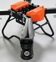 Drone de transport pliable à longue portée pour la distribution de fournitures