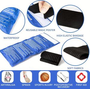 Set de Terapia Flexible, Compresa de Gel Reutilizable Fría/Caliente para Lesiones de Hombro, Espalda y Tobillo, Alivio del Dolor Muscular, Gelking - Product Image 4