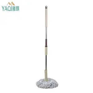 As Seen on Tv Microfiber Twist Mop Rectangle Sustainable Mop Magic with Stainless Steel Tube High Quality Extensible Cotton