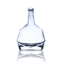 Bouteille en verre de grande taille de 5 litres faite à la main pour la vodka, prix