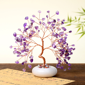 Handmade Crystal Gemstone Chips Fengshui <b>Tree</b> - Product Image 5