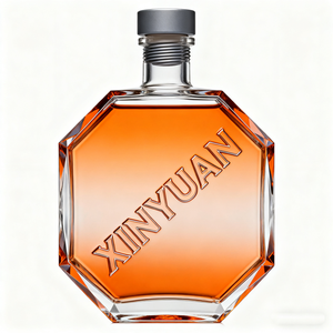 ขวดแก้วทรงกลมขนาด750มล. พร้อมจุกขวดแก้วจากประเทศจีนขวดแก้ววอดก้าแบบมืออาชีพ - Product Image 5