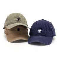 Gorra de Béisbol Unisex con Logotipo Personalizado, Bordado Directo de Fábrica, Efecto Desgastado, Sin Estructura