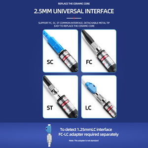 Sợi cáp quang công cụ kiểm tra Bút loại 20mW trực quan lỗi định vị sợi lỗi Detector ánh sáng màu đỏ nguồn <span class=keywords><strong>Finder</strong></span> - Product Image 5