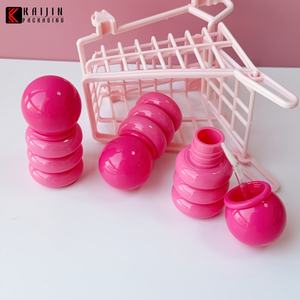 Tubos de lápiz labial y brillo de labios bonitos de 3ml, envases de plástico cosméticos personalizados con cepillo, recipientes de aceite labial, botella de esencia - Product Image 1