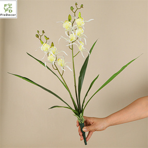 Alta qualità di stampa 3D artificiale vero tocco orchidea lattice <span class=keywords><strong>Aspidistra</strong></span> Cymbidium per la decorazione della casa di nozze - Product Image 6