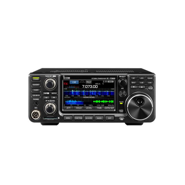 New ICOM IC-7300 HF 50MHz Transceiver CW SSB AM Mobile Radio 100W Long Range Amateur Walkie Talkie Ham Base Station