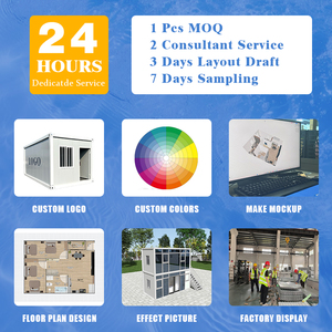 20ft 40ft có thể tháo rời container nhà nhỏ nhà Modular container nơi trú ẩn người Tị nạn nhà di động - Product Image 4