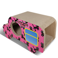 Carton en forme de voiture personnalisé griffoir pour chat maison papier durable griffoir tour pour chats