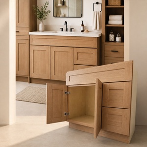 Mueble de Baño Moderno VSD3621R con Almacenamiento |   Gabinetes de Roble Blanco |   Mueble de Baño Moderno Americano, Listo para Enviar - Product Image 1