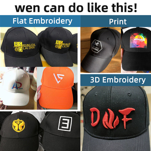 Dandy Hats Baseball Caps Custom Embroidery Logo Making <b>Machines</b> Summer Outdoor Sports Washed Cloth Baseball Cap - Product Image 6