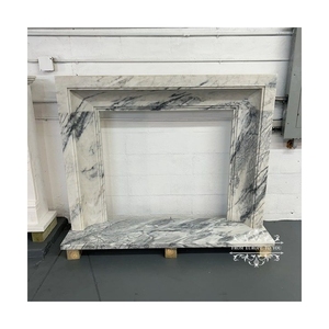 Newstar - Revestimiento <span class=keywords><strong>de</strong></span> <span class=keywords><strong>Chimenea</strong></span> <span class=keywords><strong>de</strong></span> Mármol Natural <span class=keywords><strong>de</strong></span> Lujo, Tallado a Mano y Personalizado - Product Image 2