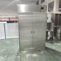 Armoire de stérilisation d'entrée pour la transformation de la viande de qualité industrielle, avec désinfection à l'ozone et séchage à l'air, en SUS304