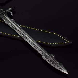 The Elder Scrolls V: Skyrim cổ NORD Sword eduj-22cm giả mạo bản sao thép với vỏ bọc da thủ công - Product Image 5