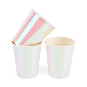 Vasos de Papel Biodegradables y Ecológicos Desechables de Pared Simple para Café con Tapa, de 4oz, 8oz, 10oz, 12oz, 14oz, 16oz y 22oz - Product Image 6