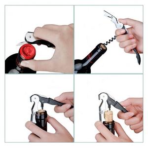 Tire-bouchon multifonction en acier inoxydable, ouvre-bouteille de vin, couteau hippocampe, ouvre-bière de cuisine professionnel, vente en gros - Product Image 5