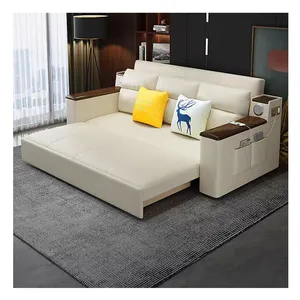 Customized Folding Smart Multifunctional Storage Saving Space Sofa Bed For Living Room