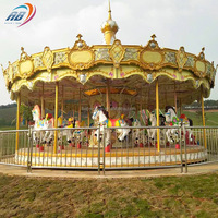 Chine Fabrication Attraction Jeu Manèges Aire De Jeux Parc D'attractions Électrique Merry Go Round Carrousel à vendre