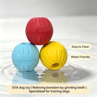 Balle d'entraînement en mousse EVA texturée pour aider les chiots pendant la période de dentition, jouets à mâcher pour animaux de compagnie pour toutes les races de chiens