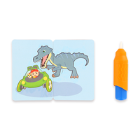 Puzzle amusant pour enfants Graffiti thème personnalisé 3D Jigsaw Puzzle en bois pour enfants boîte jeux avec stylo à eau réutilisable