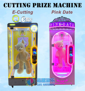 Nueva Máquina de Juego <span class=keywords><strong>Arcade</strong></span>, Muñeca de Peluche Grande Rosa, Corta el Cordón, Juego de Peluche con Premios para Centros Comerciales Interiores - Product Image 4