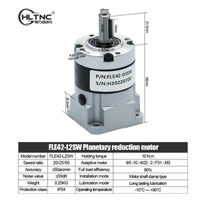 Ratio 20 25 50 Nema 17 Reductor planetario FLE42 para Nema 17 Motor paso a paso Nema17 Caja de cambios planetaria - Product Image 6