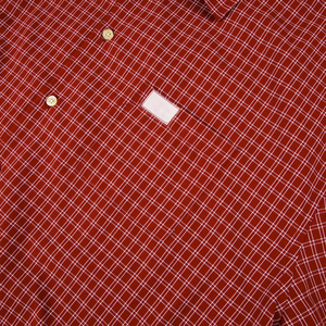 Camisas Americanas Retro a <span class=keywords><strong>Cuadros</strong></span> con Bloques de Color, de <span class=keywords><strong>Manga</strong></span> <span class=keywords><strong>Corta</strong></span>, para <span class=keywords><strong>Hombre</strong></span> y Mujer, Nuevas, Modernas, Holgadas, Casuales y Versátiles - Product Image 4