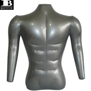 High Level Fashionable plastic Male Inflatable Mannequin torso Best Quality Inflatable dummy human Model On Sale