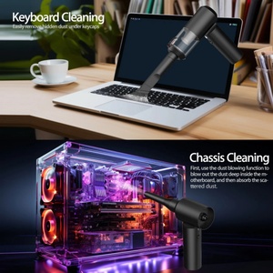 Aspirateur portable sans fil mini pour usage domestique, aspirateur humide et sec, 95W, machine de nettoyage de voiture - Product Image 4