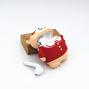 3D belle forme d'ours étui pour écouteurs Silicone mignon couverture pour <span class=keywords><strong>Apple</strong></span> Air pods étui <span class=keywords><strong>Earpods</strong></span> bague sangle - Product Image 4