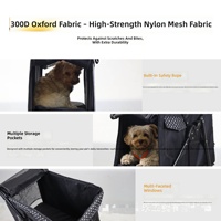 Poussette pour chien et chat de petite et moyenne taille, respirante, imperméable, chariot de transport pour animaux de compagnie, Cochecito Perro Poussette Hundewagen
