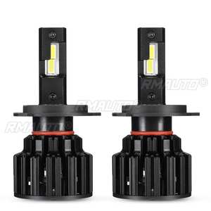 Ampoules de phares de voiture LED H4 9-32V, 2 pièces, 50W, 10000LM, étanches IP68, lampes automobiles 6000K - Product Image 1
