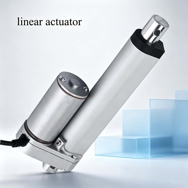 12V Linear Actuator 100mm 150mm 200mm Heavy Duty Motor Linear Actuator with Mounting Brackets for Electric Door Opener