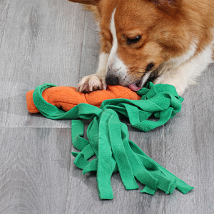 Jouets à mâcher pour animaux de compagnie, jouets en peluche durables personnalisés pour chiens, jouets éducatifs à tirer, <span class=keywords><strong>chou</strong></span> et carotte, caractéristique écologique - Product Image 3