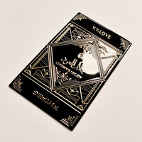Etiquetas Personalizadas con Relieve Art Deco para Perfumes de Oriente Medio, Embalaje OEM, Pegatinas de Lámina Metálica