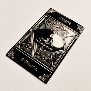 Étiquettes personnalisées en relief Art Déco pour l'emballage de parfums du Moyen-Orient, autocollants en feuille métallique OEM - Product Image 4
