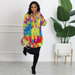 FYS10375 <span class=keywords><strong>Cardigan</strong></span> Slim chiusura a manica lunga con bottone a righe Top stile europeo americano Casual abbigliamento da ufficio <span class=keywords><strong>Midi</strong></span> naturale per l'autunno - Product Image 4