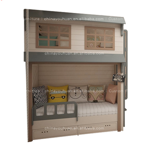 <span class=keywords><strong>Lit</strong></span> superposé pour filles, <span class=keywords><strong>lit</strong></span> de princesse à deux étages, <span class=keywords><strong>lit</strong></span> cabane en bois massif, <span class=keywords><strong>lit</strong></span> <span class=keywords><strong>enfant</strong></span> multifonctionnel à deux niveaux, personnalisable - Product Image 6