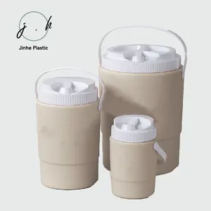 2L Portable Insulated Round Cooler Box Ice Cube Refrigerated Bucket