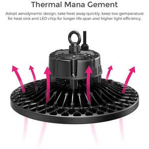 DLC Certified 100W Premium UFO para LED High Bay Light 14.000 lúmenes para almacenes - Product Image 6