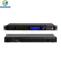 Processeur audio DSP professionnel LA408 306, SNR 110 dB, configuration 4 entrées 8 sorties pour système audio haute fidélité