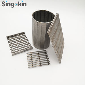 Kawat Wedge Baja Tahan Karat, Layar Jala Kawat Filter Drum Putar Baik Air Limbah 0.2Mm 0.3Mm 0.5Mm 0.75Mm - Product Image 6