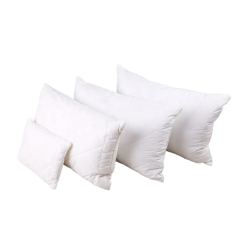 وسادة ديكور بيضاء مريحة سرير مسند ظهر علامة تجارية مخصصة متجر مبطن وسادة مبطنة من ألياف الصوف