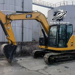 Excavatrice Caterpillar 307.5 d'occasion, marque japonaise d'origine, 7,5 tonnes, petite taille, chenilles en caoutchouc, excavatrices de grande taille. - Product Image 4