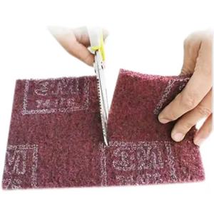 3M per uso generale 7447C con retro in Nylon con graniglia molto Fine cuscinetto a mano 6*9 pollici per la riparazione di auto di bellezza Primer levigatura lucidatura - Product Image 3