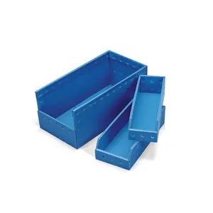 Kunden spezifische Coro plast PP Wellpappe Kunststoff Mail Trays Boxen Cor flute Trays