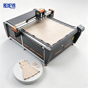 Cutter CNC à Couteau Oscillant pour Cuir, Faible Consommation d'Énergie, Garantie Cinq Ans, REMEYA, pour Meubles, Douceur, Sans Effilochage, Cutter à Plat - Product Image 1
